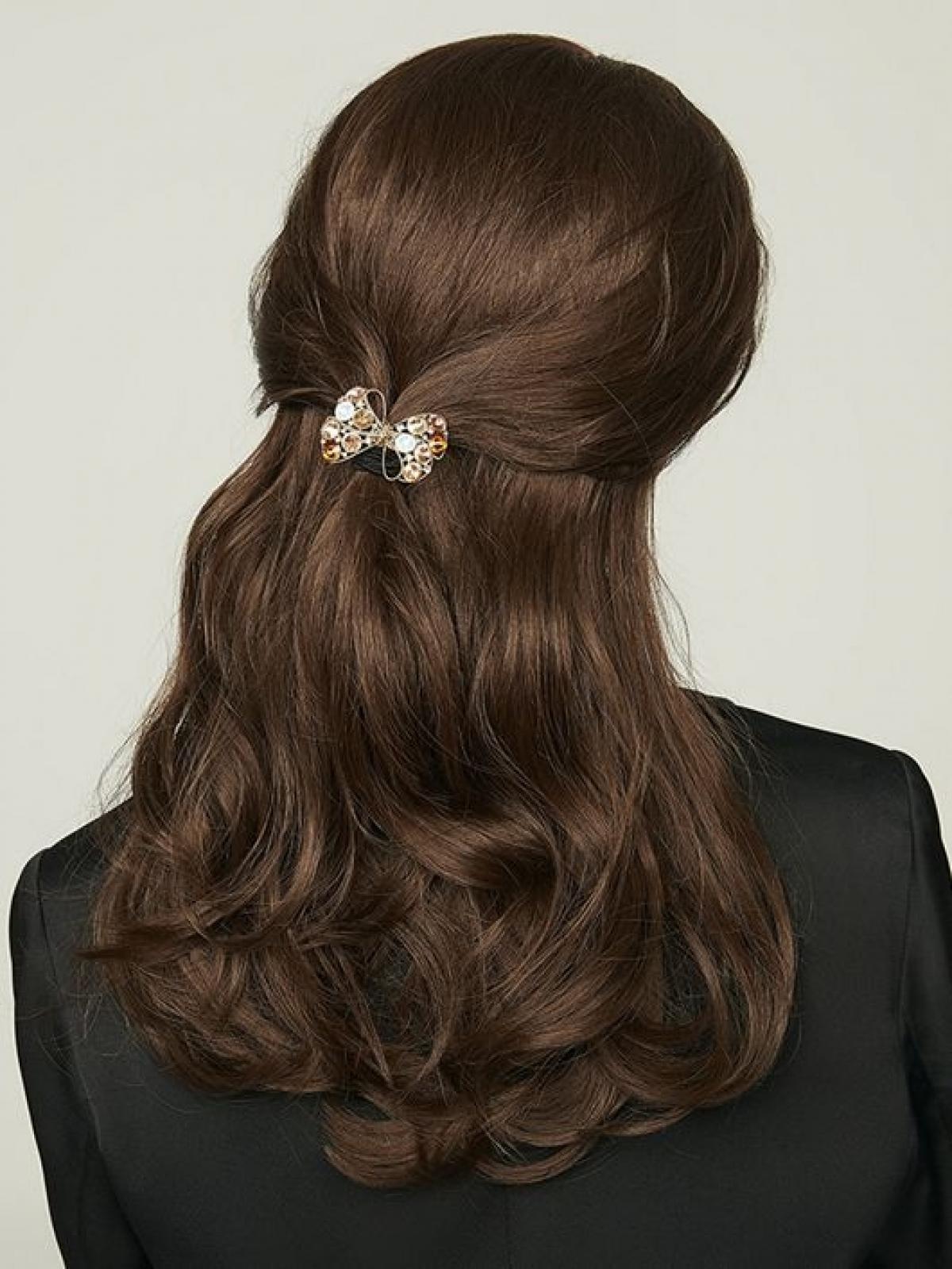 Glitzerndes Haarband Mit Strass – Elastisch, Bequem & Windabweisend, Einheitsgröße