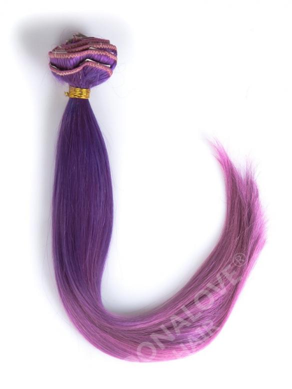 Lila Mermaid Bunte Clip In Hair Extensions CD018 - Home ...