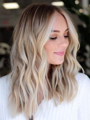 BLONDE BALAYAGE OMBRE GEWELLTES MENSCHLICHES HAAR PERÜCKE HH196