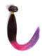 Braun nach Rosa nach Lila Bunte Clip In Hair Extensions CD008