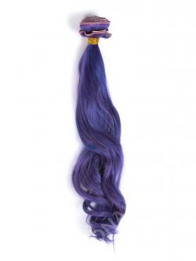 Lila Farbe Indisches Haar Clip In Hair Extensions CD005