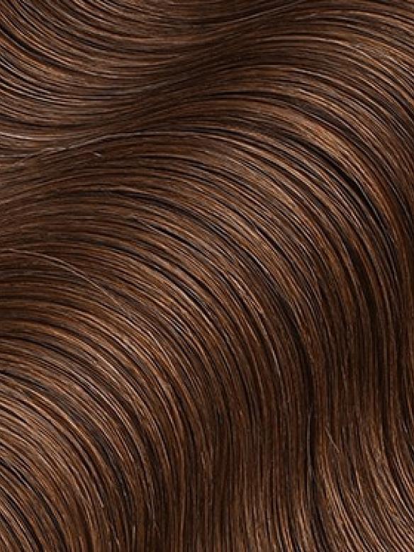Bauschige federne Lockige Lange Lace Front Echthaar Perücke HH034